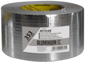 Taśma aluminiowa Aluminio 353, 75 mm x 50 m