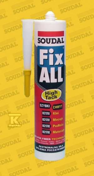 Клей-герметик гібридний Fix All High Tack 290 мл, білий