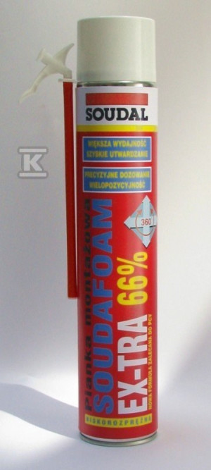 Монтажна піна EX-TRA 66% 750ml