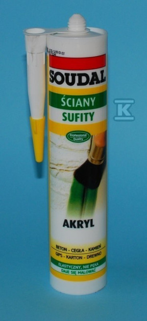 Uszczelniacz akrylowy 280ml-biały