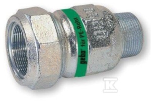 Затискна з'єднувальна муфта Gebo Special A із зовнішньою різьбою 5/4"x45mm для труб PE.