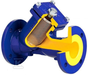 Filtr siatkowy figura 821A, DN25 PN16, oczko siatki 1mm,(45 oczek/cm2). Materiał korpusu: żeliwo szare. Temperatura max.: 300 st.C