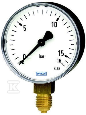 Manometr 111.10.160, M20x1,5 0-16 bar stal