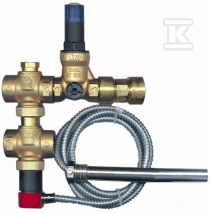 Zabezpieczenie termiczne kotła na paliwo stałe 3/4" 125C