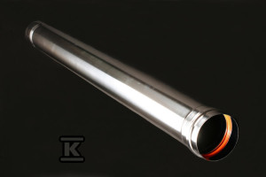 Rura kominowa L-330 DN 60 jednościenna kondensacyjna z uszczelką do kotłów kondensacyjnych / turbo