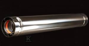 Rura kominowa DN 80/125 L=250 powietrzno-spalinowa z uszczelką do kotłów kondensacyjnych i turbo
