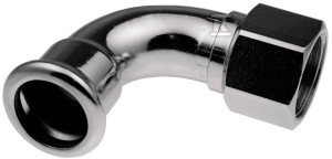 Кутник 90° з внутрішньою різьбою Steel Sprinkler - 28 Rp1"