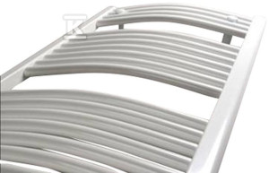 Grzejnik łazienkowy ONNLINE PBT 180X60 922W łukowy, podłącz.dolne, rozstaw= 550mm, biały RAL9016