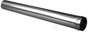 Концентрична труба DN60/100 1000mm