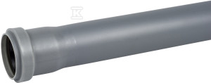 Rura PP-HT 50x1.8x250 sanitarna, do kanalizacji wewnętrznej, kolor popiel, Onnline
