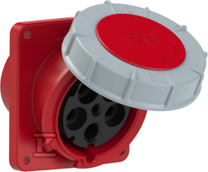Похила панельна розетка POWER TWIST 125A 400V 3P+Z+N IP67