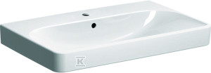 Umywalka Smyle Square B75 cm, H16.5 cm, T48 cm, z przelewem, z otworem na baterię