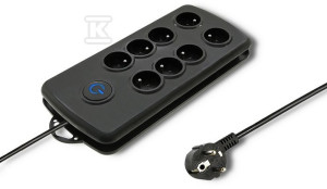 Listwa antyprzepięciowa Quick Switch 8 gniazd 2.5m