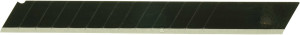 Ostrze do noża 18mm czarne 10 szt IRONSIDE