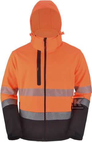 Kurtka robocza softshell odblaskowa HI-VI (fluo) pomarańczowa XXL PROF