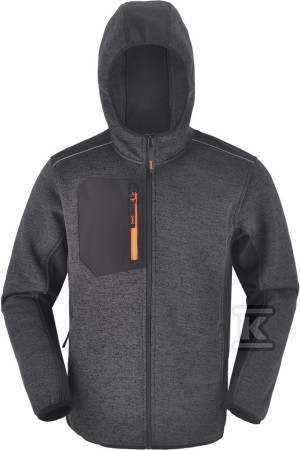 Bluza robocza dzianinowa czarna XXL PROF