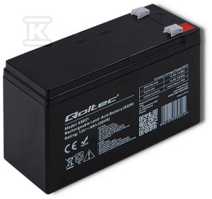 Akumulator AGM/12V/9Ah/max. 135A QOLTEC