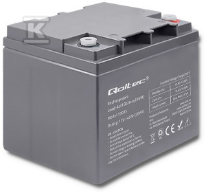 Akumulator AGM/12V/45Ah/max. 540A QOLTEC