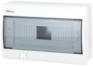 Rozdzielnica natynkowa RN-12 Fala (N+PE) IP40