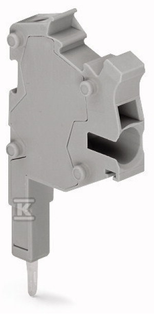 Złączka 3-przewodowa przelotowa 16 mm do zastosowań Ex e II oraz Ex i opis z boku i na środku na szynę TS 35 x 15 i 35 x 7,5 Push-in CAGE CLAMP 16,00