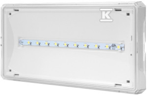 Oprawa awaryjna EXIT IP65 LED 3W 3h jednozadaniowa AT biała