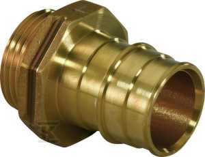 Ніпель Uponor Q&E із зовнішнім різьбленням PL W 63-G2 "MT