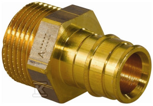 Złączka z gwintem zewnętrznym PL/DR 63-R2"MT Uponor Q&E