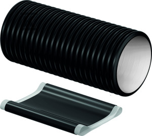 Rękaw ścienny PE NPW140 Ecoflex, DN175 d200, L=550mm, z rękawem termokurczliwym, niewodoodporny, do przejścia przez mur, do rur ECOFLEX