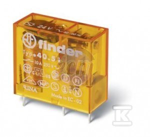 Реле 1P 10A 24VDC