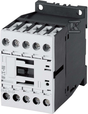 Допоміжний контактор, 2З/2Р, керування 24VDC DILA-22-EA(24VDC)