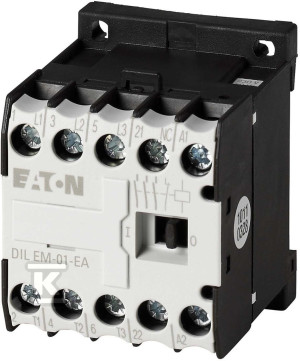Stycznik miniaturowy, 4kW/400V, sterowanie 24VDC DILEM-01-G-EA(24VDC)
