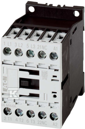 Stycznik 7, 5kW/400V, sterowanie 24VDC DILM15-10-EA(24VDC)