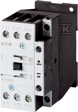 Контактор 11kW/400V, керування 24VDC DILM25-01-EA(RDC24)