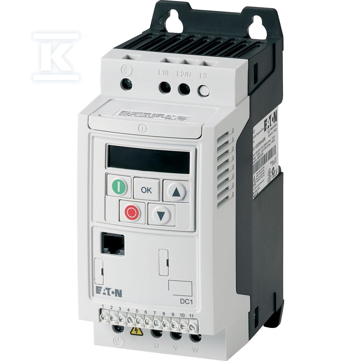 Falownik DC1-344D1FN-A20CE1 1,5kW 3-fazowy 400V z filtrem RFI z wbudowanym wyświetlaczem LED IP20