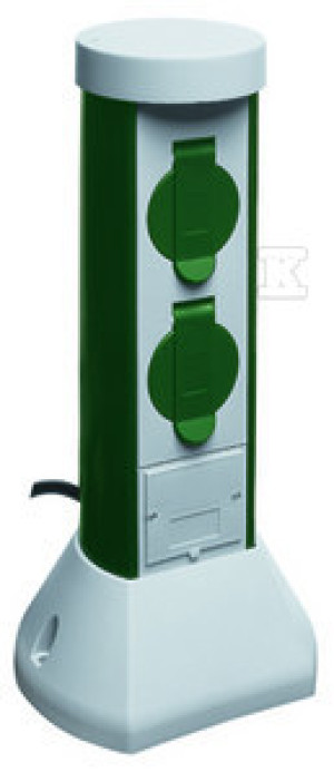 Вуличний стовпчик 2xGS 16A 3p 230V, IP44 2м OWY 3x1mm2