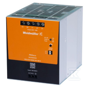 Імпульсний блок живлення, 960 W, 20 A @ 55 °C, PRO ECO 960W 48V 20A II