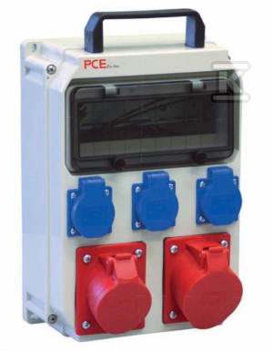 Rozdzielnica przenośna typ HEL 10M 32/5 16/5 3GS 230V IP54 ECOline