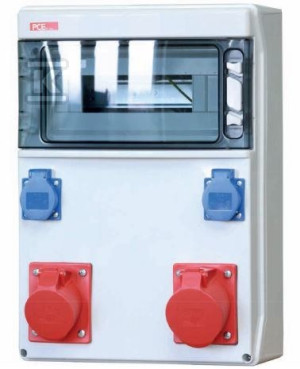 Rozdzielnica stacjonarna typ STAR 12M 32/5 16/5 2GS 230V IP54