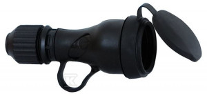 Gniazdo gumowe z uchwytem 16A 250V IP44, ONNLINE