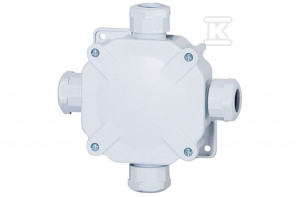 Герметична коробка 27P, 144x67x132 IP67