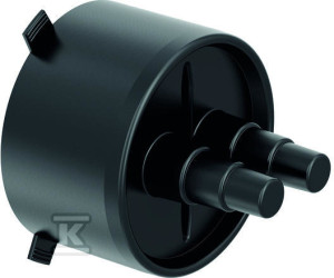 Końcówka gumowa / end-cap Ecoflex Twin 75+90/250, do rury preizolowanej podwójnej d250