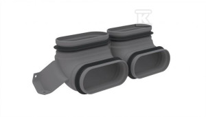 Kolano podwójne CK 300 V 90st