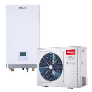 Pompa ciepła powietrzna split 10 kW - 230 V KOMPLET