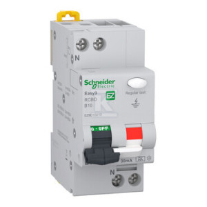 Wyłącznik kombinowany Easy9 Pro EZ9D-B10-30-A-1N B 10A 1N-biegunowy 30 mA typ A