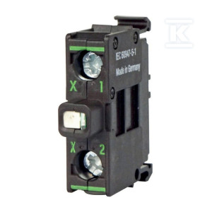 Dioda M22-LEDC230-B LED niebieska montowana do dna