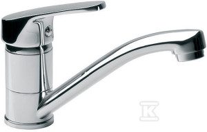 Bateria umywalkowa Smile stojąca obrotowa, chrom