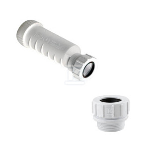 Syfon suchy bezwonny samouszczelniający HepvO PP DN32 WT32 + adapter prosty