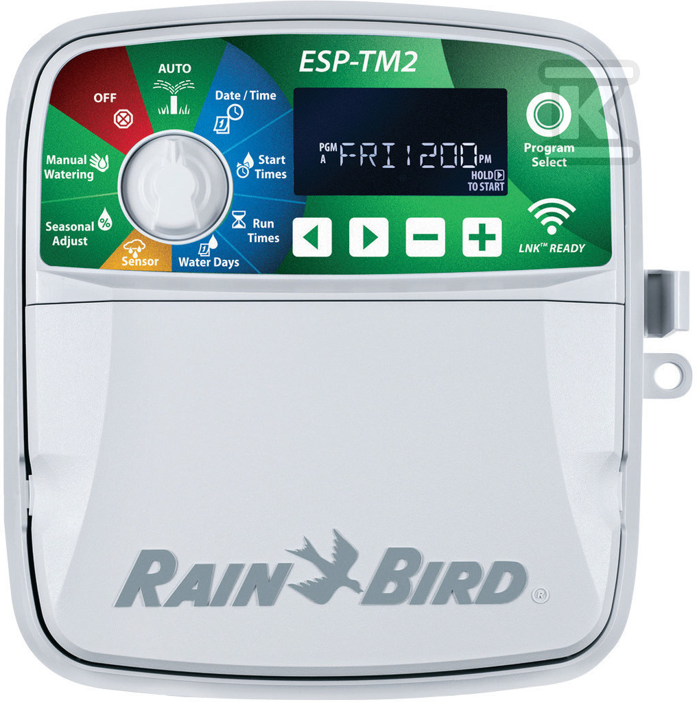 Контролер RAIN BIRD F54238 серії ESP-TM2 для внутрішнього монтажу 230 VAC, 8-канальний, сумісний з WIFI (потрібно додатково обладнати модулем LNK