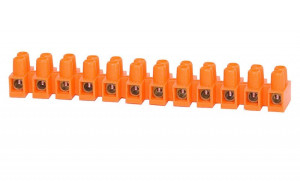 Listwa zaciskowa 12 torowa. 4mm2 pomarańczowa ONNLINE