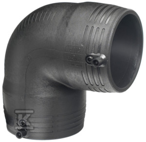 Kolano elektrooporowe 90ST. d125 PE100, SDR11, PN10 gaz/PN16 woda